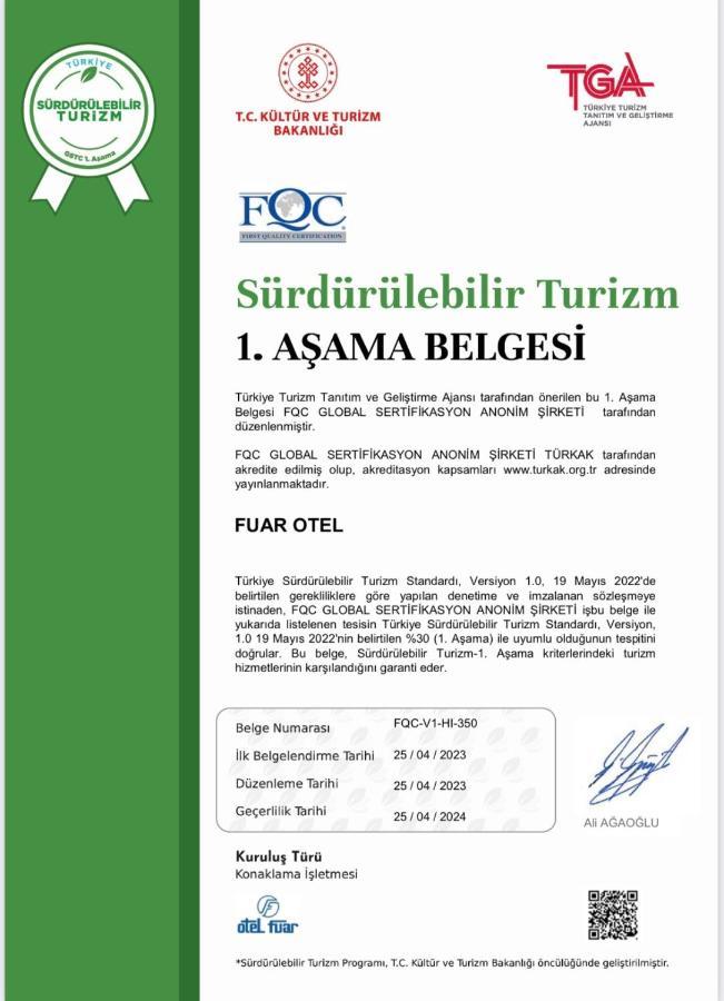Fuar Hotel Stambuł Zewnętrze zdjęcie